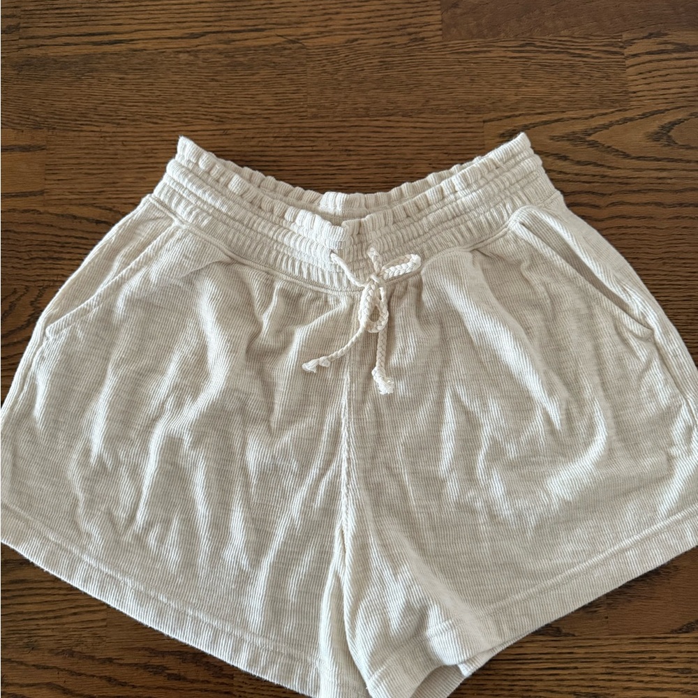 Aerie Cream Casual Shorts
